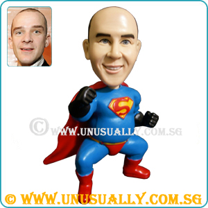 Fully Customized Beer Belly Superman Figurine